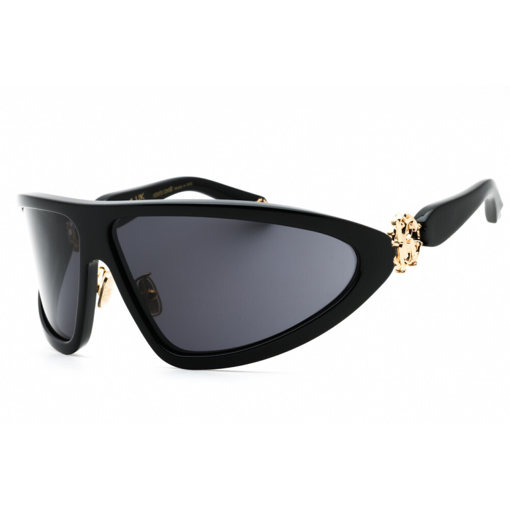 NEW Roberto Cavalli SRC042 0Z42 Shiny Black Sunglasses Authentic